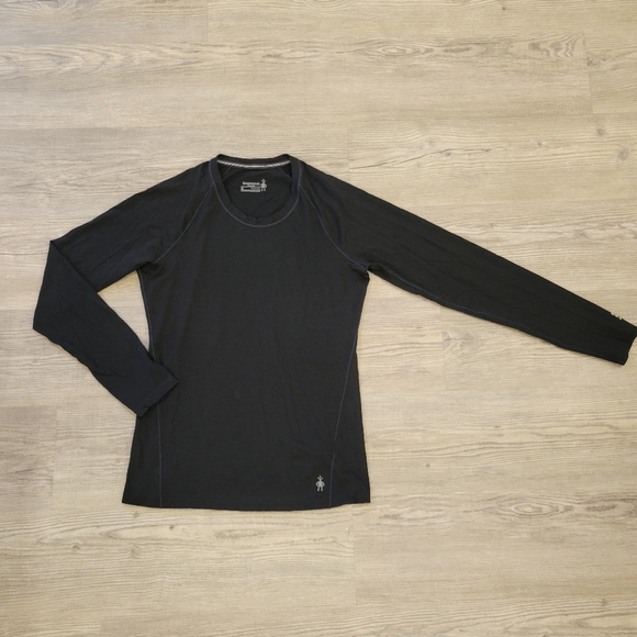 Smartwool Tops - Smartwool Women's Black Long Sleeve Merion Wool Shirt Size Medium